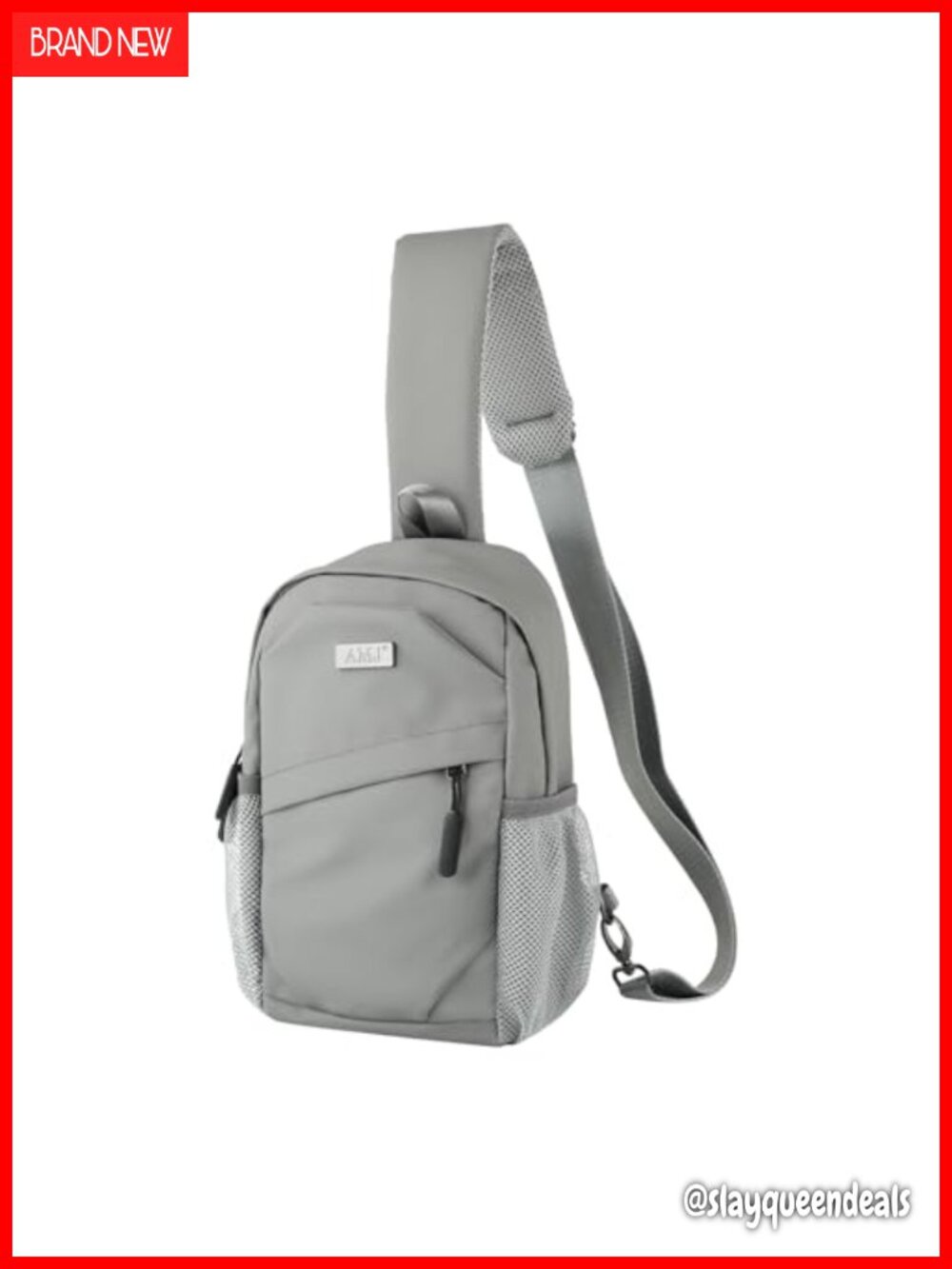 Cut-Resistant Nylon Crossbody Sling Bag Anti-Theft Travel Chest Daypack